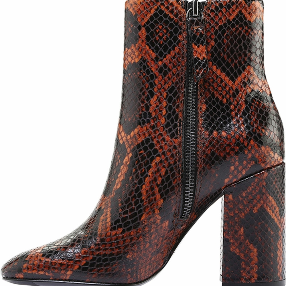 ASH Women's Jade Python Pront Ankle Bootie - Picture 2 of 3